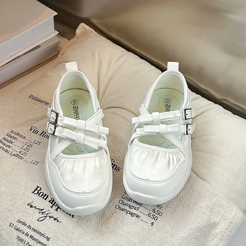 2025 Children Leather Shoes for Girls Spring Autumn New Fashion Korean Style Soft Bottom Anti-slippery Versatile Ballet Shoes
2025 Children Leather Shoes for Girls Spring Autumn New Fashion Korean Style Soft Bottom Anti-slippery Versatile Ballet Shoes