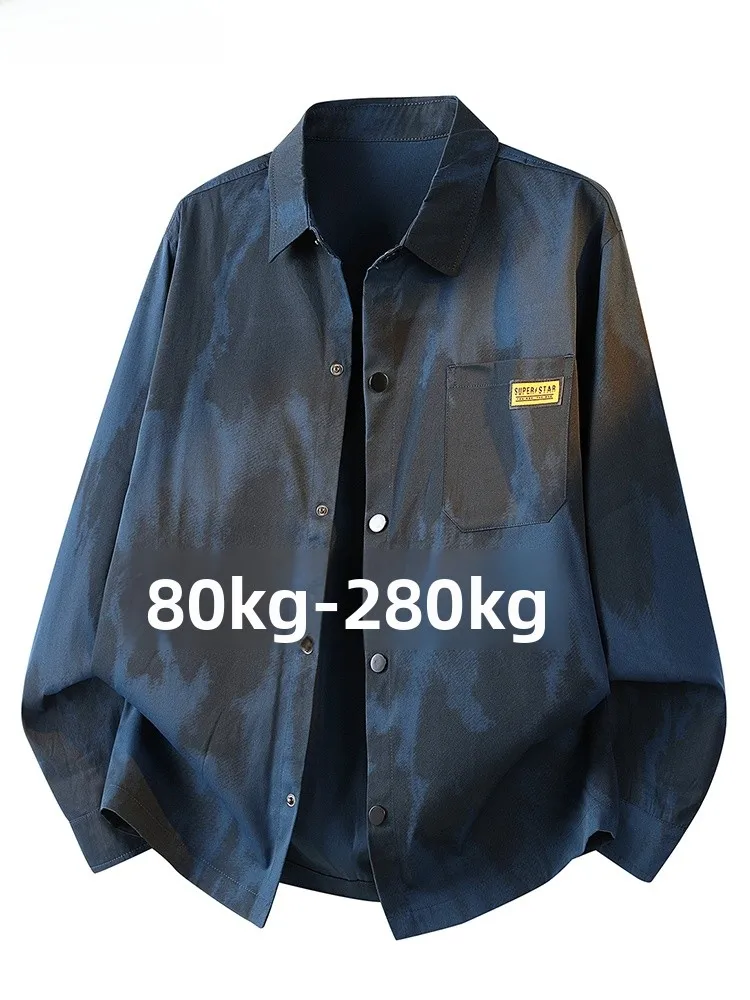 Loose Fit Men's Long Sve irt adient Dyed Design Casual Faion Outerwear Autumn Spring Seasonal Polyester Fiber
Loose Fit Men's Long Sve irt adient Dyed Design Casual Faion Outerwear Autumn Spring Seasonal Polyester Fiber