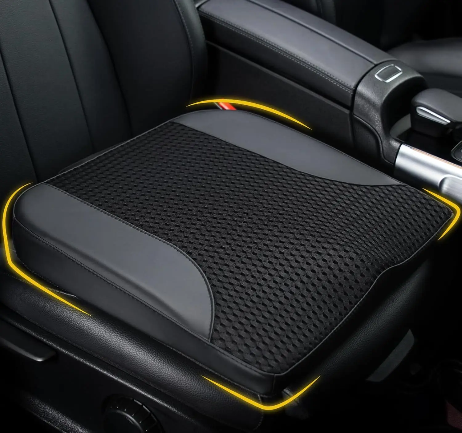 Memory Foam Car Seat Cushion for Sciatica & Back Pain Relief, Driving Comfort Pad for Car, Truck, Office, Wheelchair - Black
Memory Foam Car Seat Cushion for Sciatica & Back Pain Relief, Driving Comfort Pad for Car, Truck, Office, Wheelchair - Black