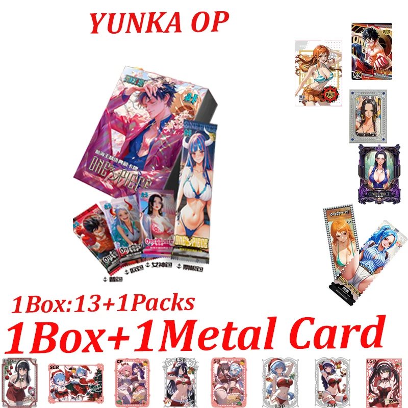 2025New YUNKA One Piece Card "Boa 's Gifts" Hobby Collectible Game Card Nami Sanji Zoro Doujin CCG Rare Card SSP SSR Kids Gifts
2025New YUNKA One Piece Card "Boa 's Gifts" Hobby Collectible Game Card Nami Sanji Zoro Doujin CCG Rare Card SSP SSR Kids Gifts