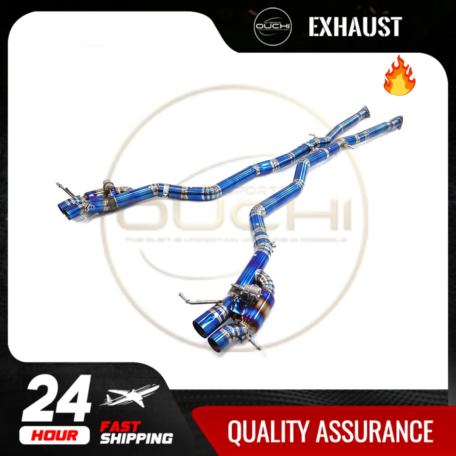 OUCHI Titanium Alloy Exhaust Catback for Bentley Continental GT MK2 6.0T 2012-2018 with High Quality Auto Turning Pipe Parts
OUCHI Titanium Alloy Exhaust Catback for Bentley Continental GT MK2 6.0T 2012-2018 with High Quality Auto Turning Pipe Parts