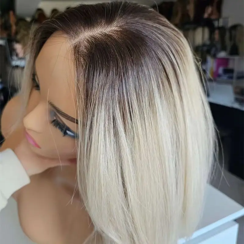 Preplucked Hairline Ombre Ash Platinum Blonde Synthetic HD Lace Front Wig for Women Heat Resistant Fiber Layered Straight Hair
Preplucked Hairline Ombre Ash Platinum Blonde Synthetic HD Lace Front Wig for Women Heat Resistant Fiber Layered Straight Hair