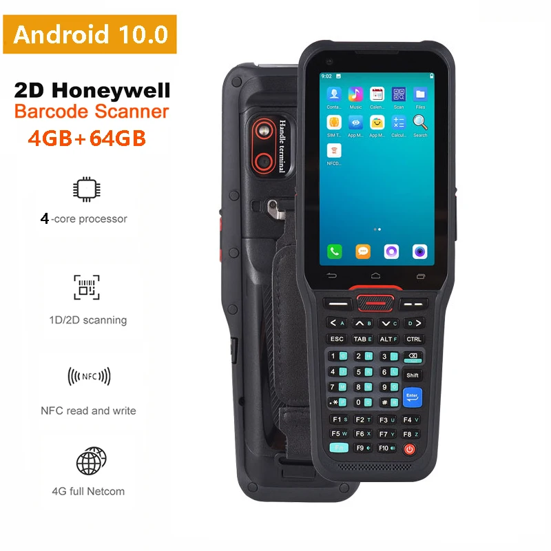 Android 10 PDA Barcode Scanner Rugged Handheld Mobile PDA Terminal 4G NFC WiFi Bluetooth
Android 10 PDA Barcode Scanner Rugged Handheld Mobile PDA Terminal 4G NFC WiFi Bluetooth