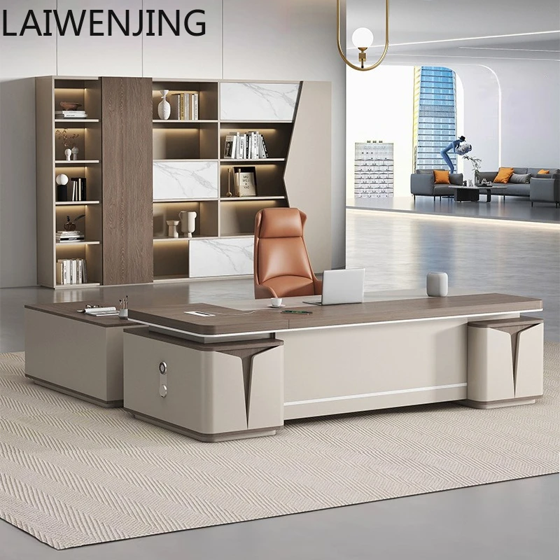 HLZ boss desk light luxury high-end desk table and chair combination simple modern table
HLZ boss desk light luxury high-end desk table and chair combination simple modern table