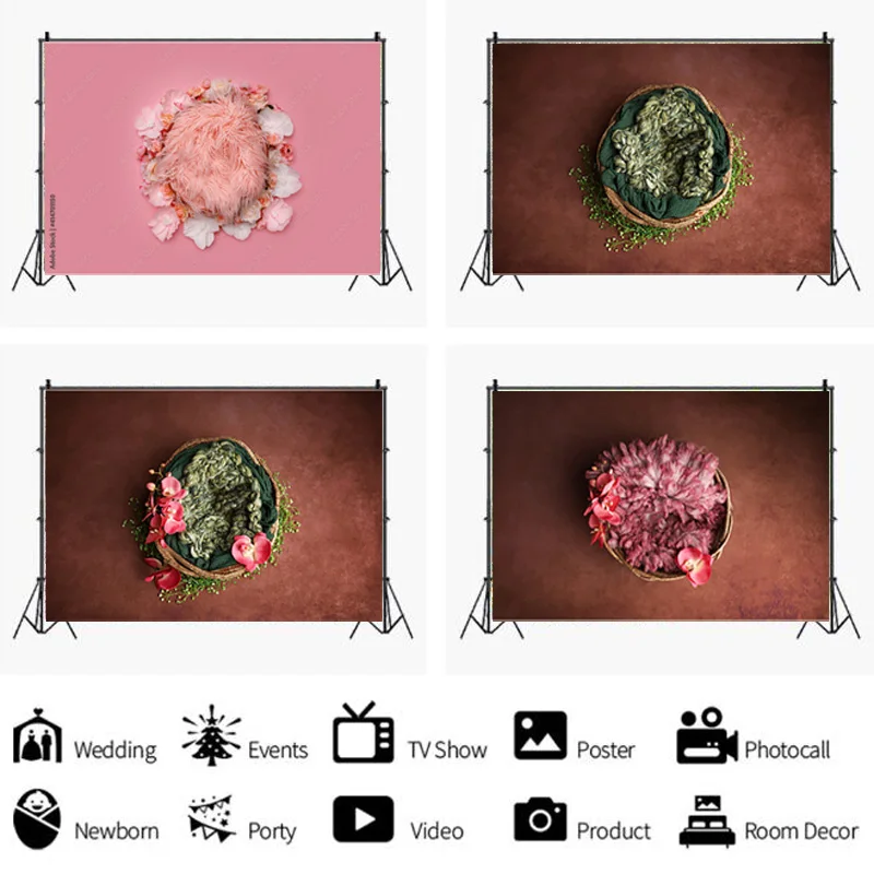 SHENGYONGBAO Newborn Backdrop Floral Swing Birthday Artistic Background Basket Stars Baby Studio Photography Background ZZ-01
SHENGYONGBAO Newborn Backdrop Floral Swing Birthday Artistic Background Basket Stars Baby Studio Photography Background ZZ-01