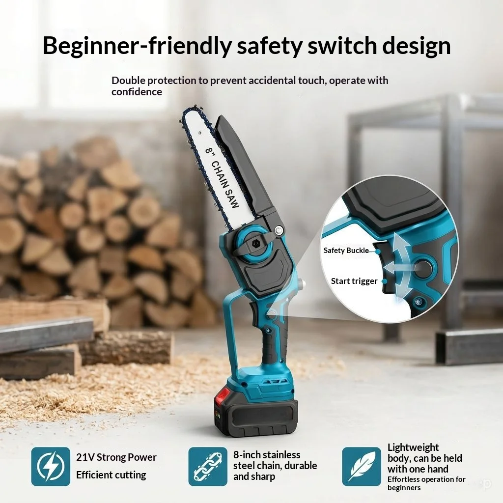 8 Inch Brushless Chainsaw Motosierra Electrica Batería Piła Łancuchowa Akumulatorowa Pila Lańcuchowa Akumulatorowa 충전톱 체인톱 전기톱
8 Inch Brushless Chainsaw Motosierra Electrica Batería Piła Łancuchowa Akumulatorowa Pila Lańcuchowa Akumulatorowa 충전톱 체인톱 전기톱