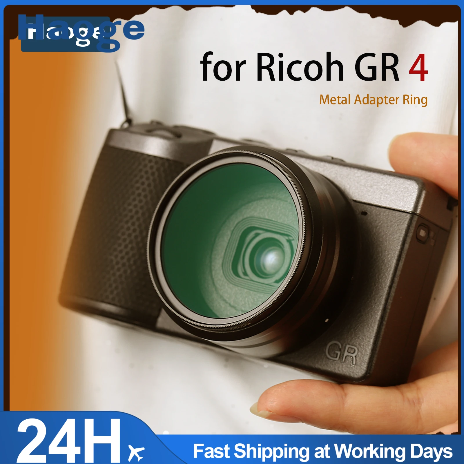 Haoge 49mm Filter Adapter Ring for RICOH GR IV gr4 Digital Compact Camera Lens for GT-2 GW4 Wide Conversion Lens replaces GA-3
Haoge 49mm Filter Adapter Ring for RICOH GR IV gr4 Digital Compact Camera Lens for GT-2 GW4 Wide Conversion Lens replaces GA-3