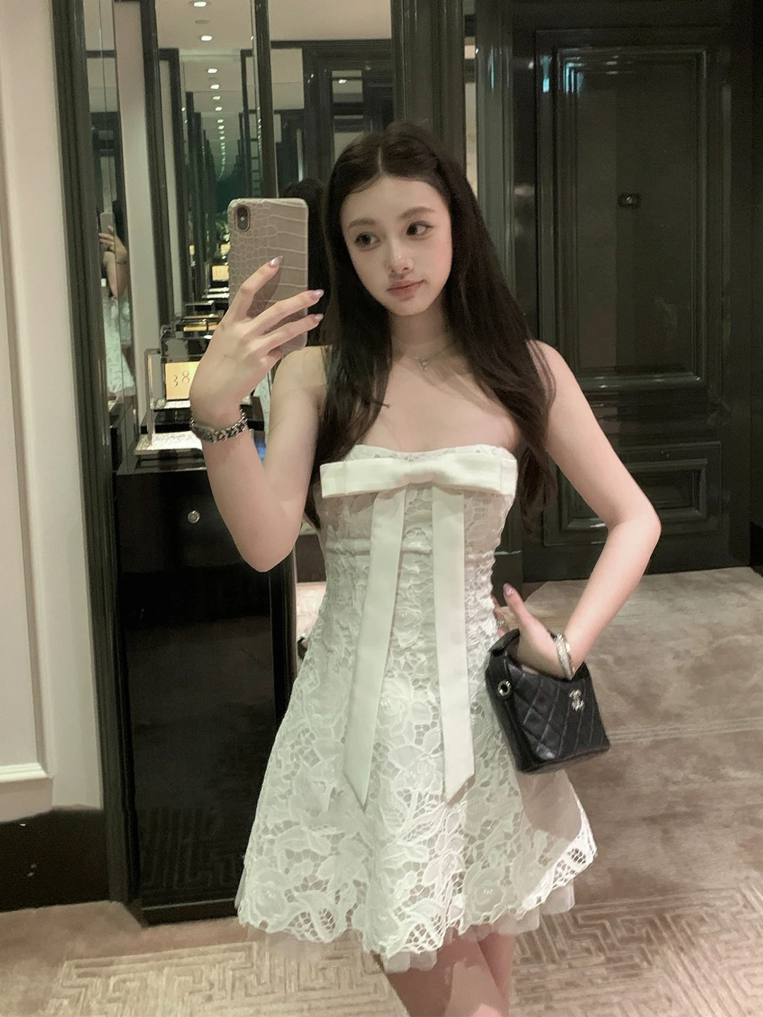 White Lace Bustier Dress Pure Desire Knot Dress Daily Wear Birthday Party Small Gift Dress Korean Style High Waist ...
White Lace Bustier Dress Pure Desire Knot Dress Daily Wear Birthday Party Small Gift Dress Korean Style High Waist ...