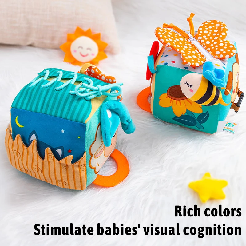 Montessori Toys Soft Baby Activity Cube Educational Sensory Development Block Grip Training Toy for Toddlers
Montessori Toys Soft Baby Activity Cube Educational Sensory Development Block Grip Training Toy for Toddlers