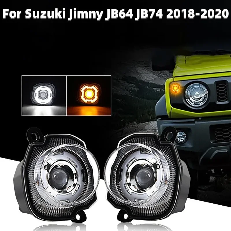 2Pcs Car LED Fog Lights Turn Signal Lamp Daytime Running Light For Suzuki Jimny JB64 JB74 2018-2020
2Pcs Car LED Fog Lights Turn Signal Lamp Daytime Running Light For Suzuki Jimny JB64 JB74 2018-2020