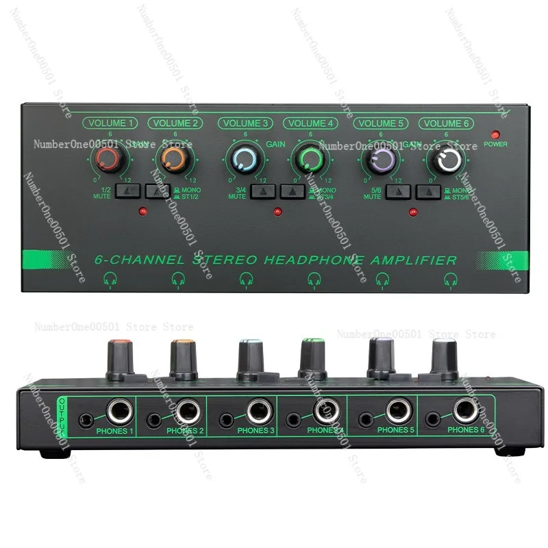 EH04 EH06 Headphone Amplifier 4/6 Channel HiFi Audio Compact Professional Grade Amplifier 
EH04 EH06 Headphone Amplifier 4/6 Channel HiFi Audio Compact Professional Grade Amplifier