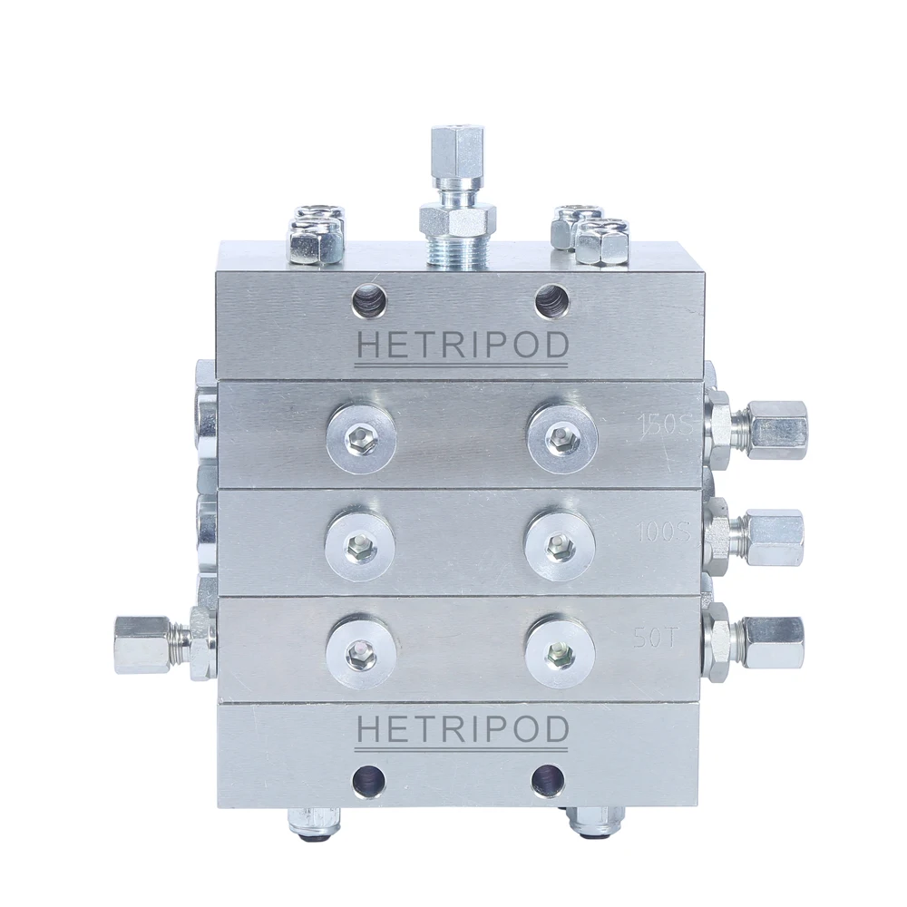Централизованный распределительный клапан смазки Клапан распределения смазки масла Гидравлический клапан с прогрессивным диском M3000
Централизованный распределительный клапан смазки Клапан распределения смазки масла Гидравлический клапан с прогрессивным диском M3000