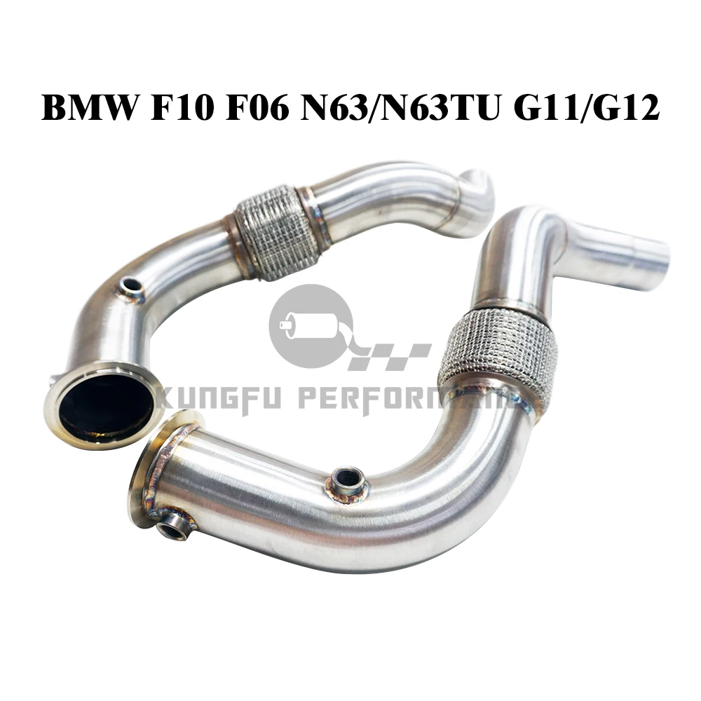 KUNGFU производительность 3,0 ''SS304 Downpipe для B M W N63 M550i 750i 850i 50i модели F01 F02 F06 F07 F10 F12 F13 F15 F16 2017-2021
KUNGFU производительность 3,0 ''SS304 Downpipe для B M W N63 M550i 750i 850i 50i модели F01 F02 F06 F07 F10 F12 F13 F15 F16 2017-2021