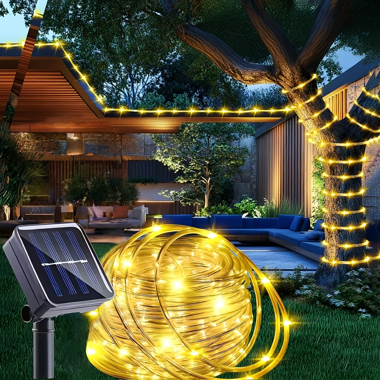 1PC Solar Tube String Lights 50-300LED 8 Modes Waterproof Outdoor Garden Tree Wedding Christmas Party Fairy Decor Lights
1PC Solar Tube String Lights 50-300LED 8 Modes Waterproof Outdoor Garden Tree Wedding Christmas Party Fairy Decor Lights