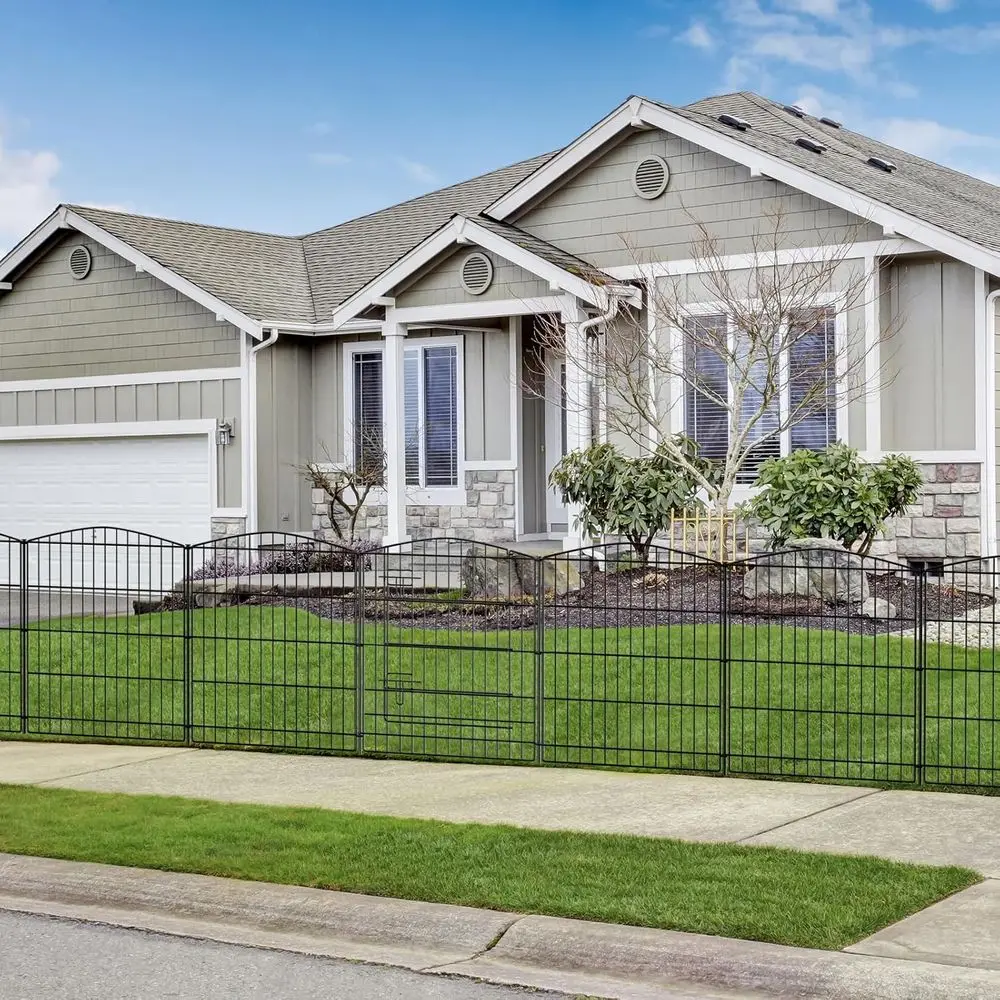 Garden ence 12 Panels 23.6t (L)×30in (H) Decorative Garden ences with 11 Panels + 1 Gate, No Dig Animal Barrier encing Rustproo
Garden ence 12 Panels 23.6t (L)×30in (H) Decorative Garden ences with 11 Panels + 1 Gate, No Dig Animal Barrier encing Rustproo