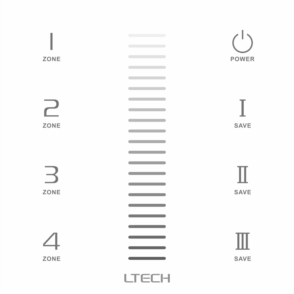 LTECH Wireless DMX Dimming Panel / 4-Zone Panel / Dimming Control Panel / Touch Panel 100-240 V AC
LTECH Wireless DMX Dimming Panel / 4-Zone Panel / Dimming Control Panel / Touch Panel 100-240 V AC