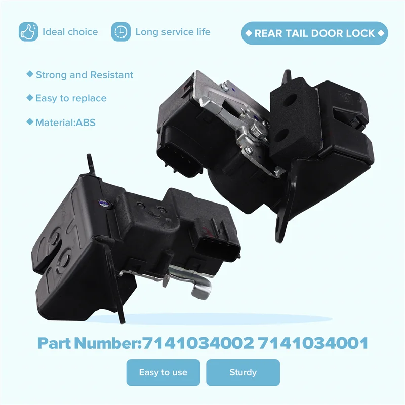 OB-7141034002 Car Rear Trunk Lid Lock Latch Actuator For Ssangyong Korando C New Actyon 2011+ 7141034001
OB-7141034002 Car Rear Trunk Lid Lock Latch Actuator For Ssangyong Korando C New Actyon 2011+ 7141034001