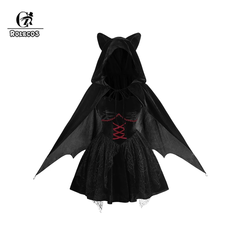 ROLECOS Original The Little Witch Costume Halloween Party Roleplay Outfit Adult Nun Black Women Dress with Cloak
ROLECOS Original The Little Witch Costume Halloween Party Roleplay Outfit Adult Nun Black Women Dress with Cloak