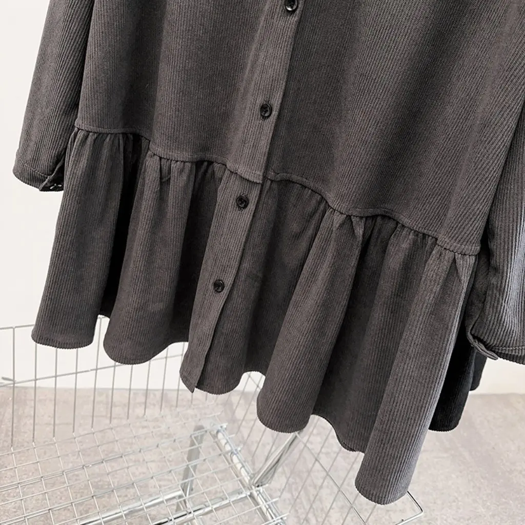 Женская флисовая юбка больших размеров с длинными рукавами и круглым вырезом, утягивающий топ с рюшами на осень и зиму, свободный крой, простой стиль
Женская флисовая юбка больших размеров с длинными рукавами и круглым вырезом, утягивающий топ с рюшами на осень и зиму, свободный крой, простой стиль