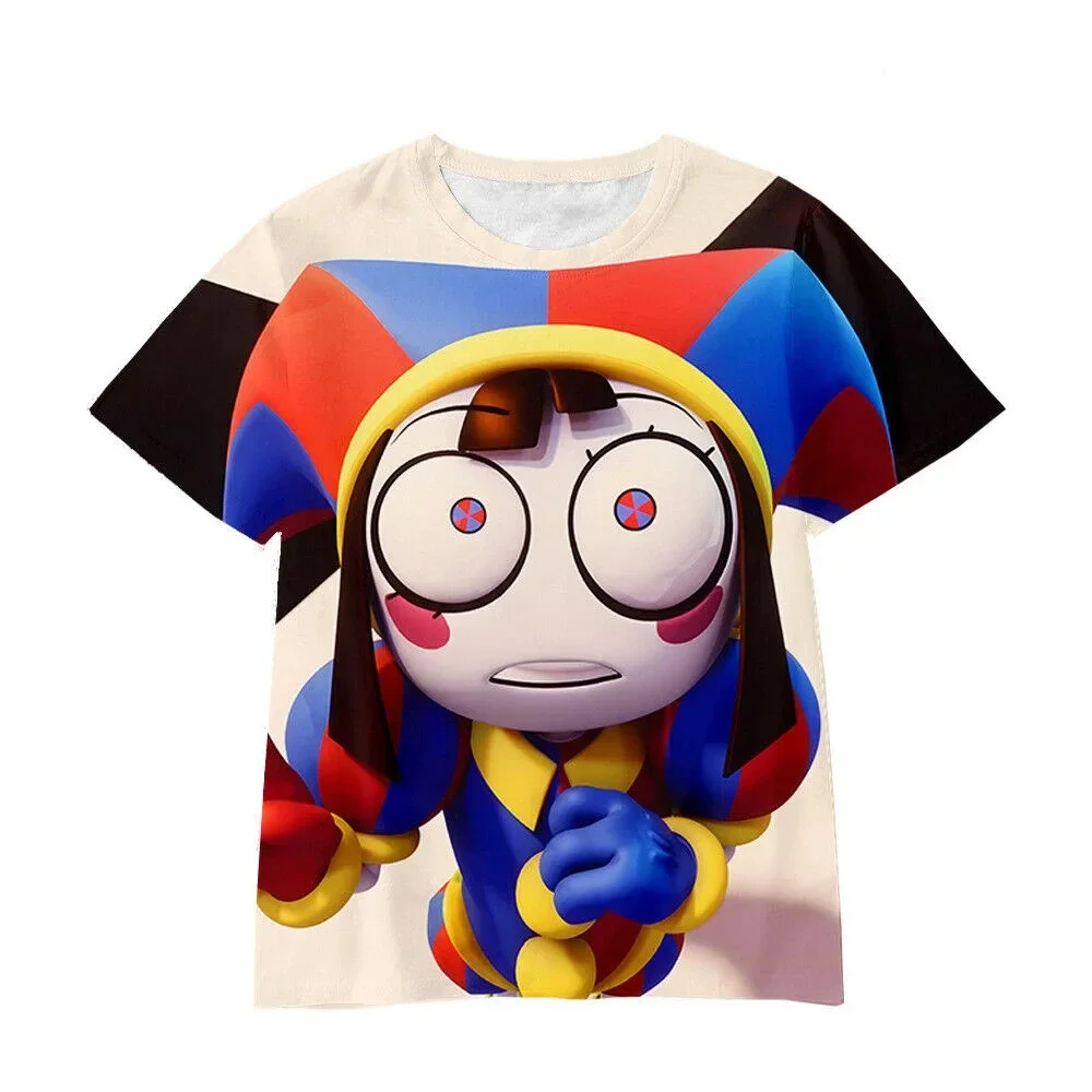 Classic Boys and Girls Digital Circus Print Quick-drying Breathable Sports Teenagers and Children 100-160 Summer T-shirts
Classic Boys and Girls Digital Circus Print Quick-drying Breathable Sports Teenagers and Children 100-160 Summer T-shirts