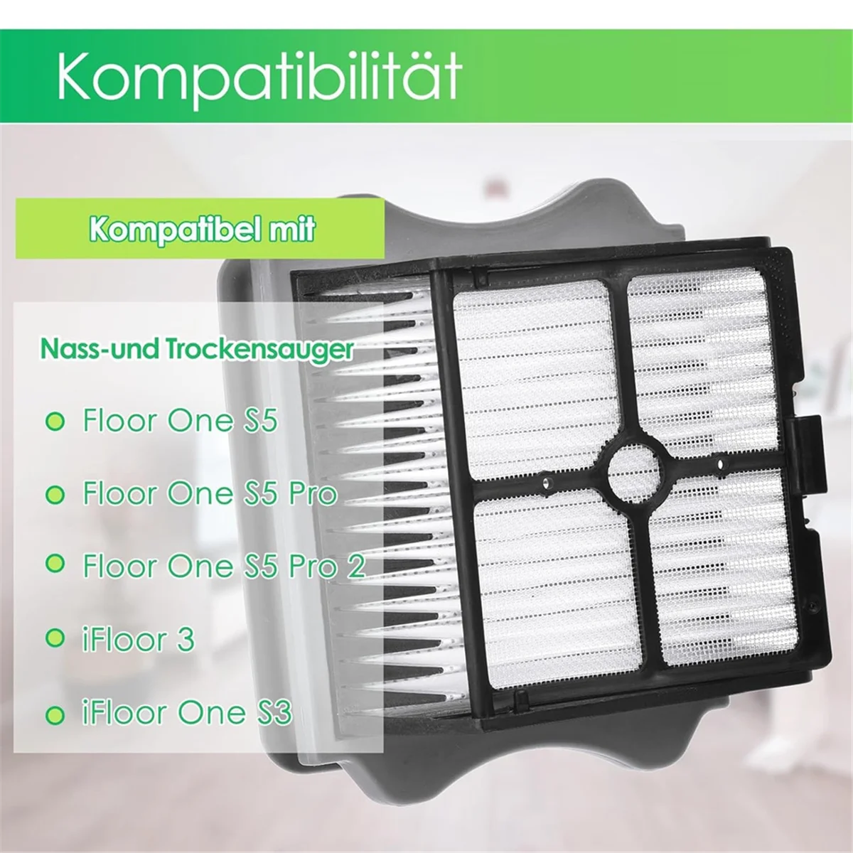 Фильтры ABIY-HEPA для Tineco IFloor 3/Floor One S3/Floor One S5/Floor One S5 Pro 2, комплект фильтров для пылесоса для влажной и сухой уборки
Фильтры ABIY-HEPA для Tineco IFloor 3/Floor One S3/Floor One S5/Floor One S5 Pro 2, комплект фильтров для пылесоса для влажной и сухой уборки