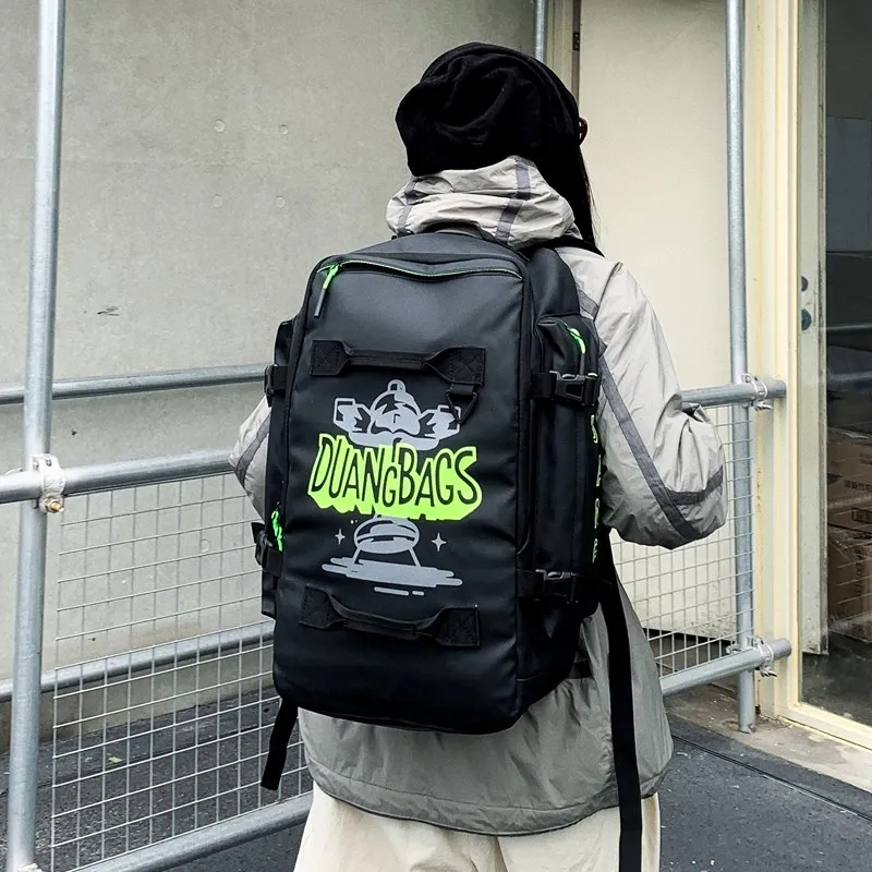Trend Nylon Letter Schoolbag Fashion Unisex Backpack Large Capacity Portable Travel Boarding Backpack Outdoor Hiking Backpack
Trend Nylon Letter Schoolbag Fashion Unisex Backpack Large Capacity Portable Travel Boarding Backpack Outdoor Hiking Backpack