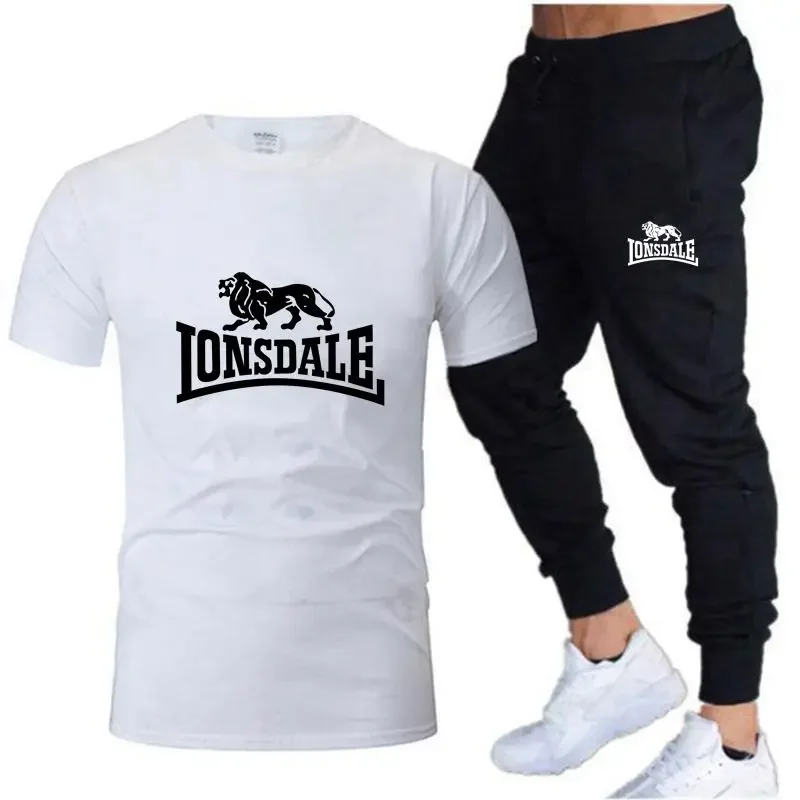 Комплект мужской спортивной одежды LONSDALE, футболка с принтом и длинные брюки, быстросохнущие, повседневный комплект из 2 предметов, лето
Комплект мужской спортивной одежды LONSDALE, футболка с принтом и длинные брюки, быстросохнущие, повседневный комплект из 2 предметов, лето