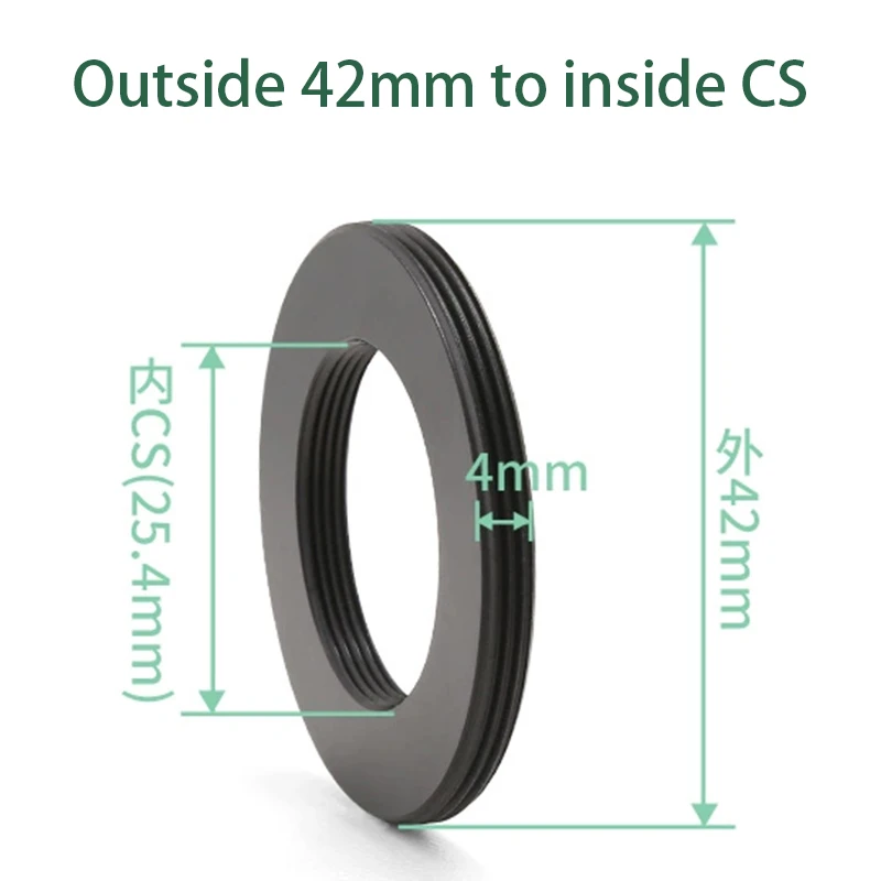 M42 X 0.75MM to Microscope Objective Lens RMS CS Thread Micro Macro Photography Interface Adapter Ring for Microscopio
M42 X 0.75MM to Microscope Objective Lens RMS CS Thread Micro Macro Photography Interface Adapter Ring for Microscopio