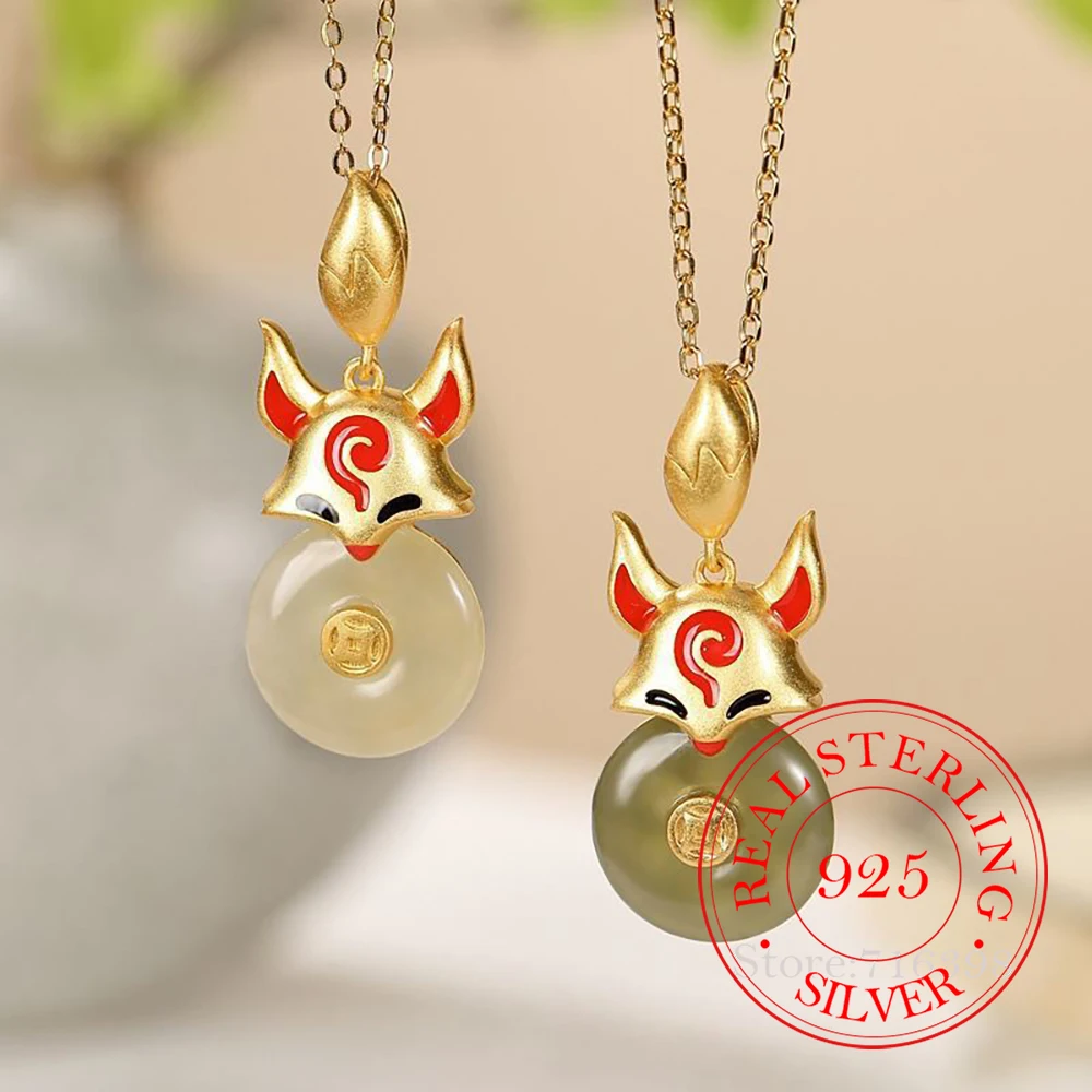 925 Sterling Silver Jewelry 18K Gold Plated Enamel Cute Fox Necklace Pendant for Women Wedding Party Jewelry For Friend Gift
925 Sterling Silver Jewelry 18K Gold Plated Enamel Cute Fox Necklace Pendant for Women Wedding Party Jewelry For Friend Gift