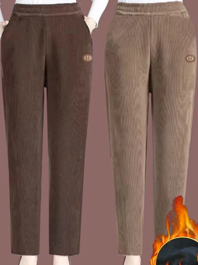 Женские брюки Thiened Fce Harlan, осенне-зимние, с высокой талией, свободного кроя, повседневные, из европейского хлопкового вельвета, теплые, из полиэстера.
Женские брюки Thiened Fce Harlan, осенне-зимние, с высокой талией, свободного кроя, повседневные, из европейского хлопкового вельвета, теплые, из полиэстера.