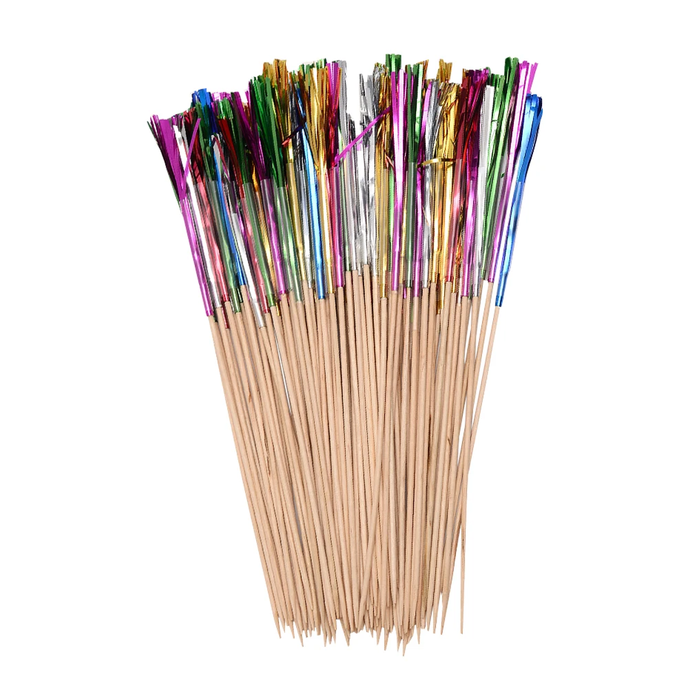 100pcs Colorful Picks Fruit Sticks Cupcake Cake Dessert Picks Food Party Toothpicks Wooden Skewers Bar Tools
100pcs Colorful Picks Fruit Sticks Cupcake Cake Dessert Picks Food Party Toothpicks Wooden Skewers Bar Tools