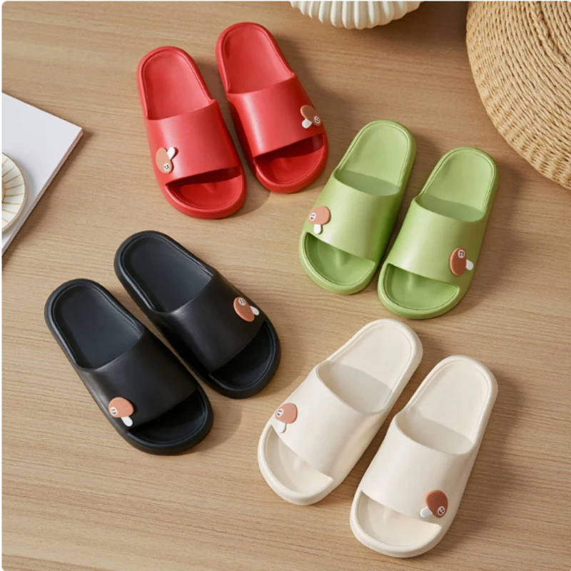 Summer women's 2026 indoor thick soled non slip and odorless slippers with a poop like feel
Summer women's 2026 indoor thick soled non slip and odorless slippers with a poop like feel