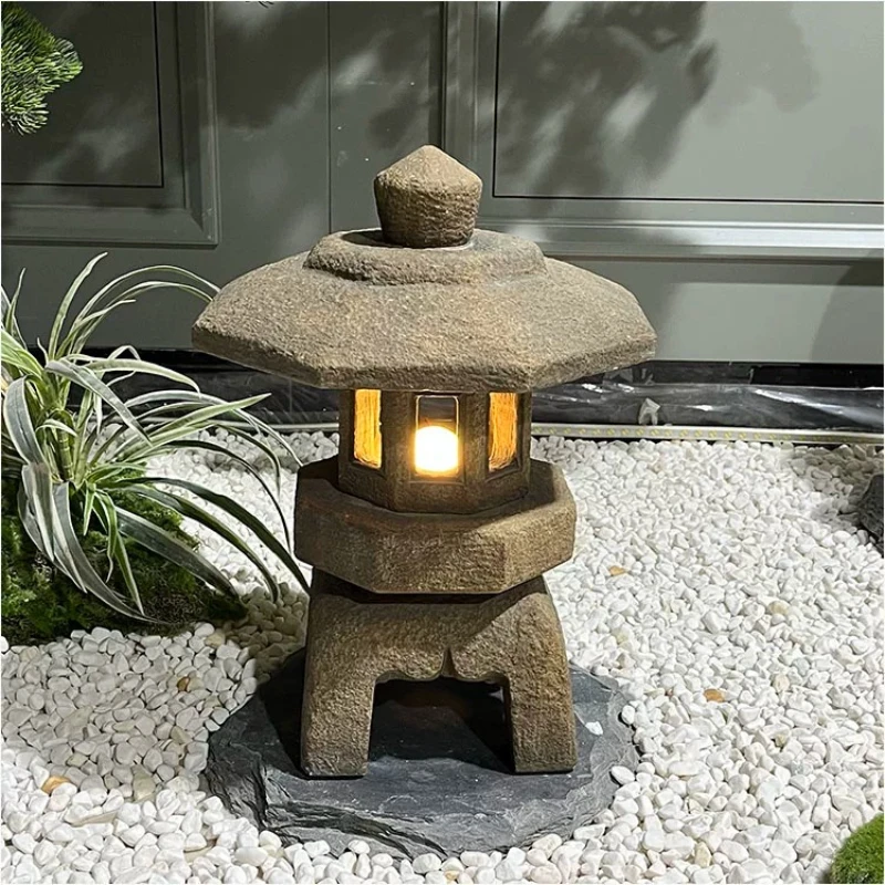 Garden antique Chinese bluestone headlamp plug-in stone lamp solar energy
Garden antique Chinese bluestone headlamp plug-in stone lamp solar energy