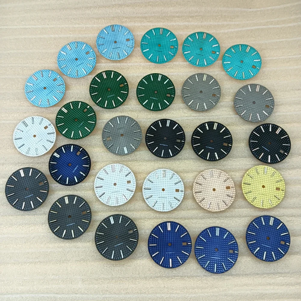 31.8mm Dial NH35 Dial S Dial 3 o'clock Crown Modified Watch Accessories Suitable For NH35/NH36 Movements
31.8mm Dial NH35 Dial S Dial 3 o'clock Crown Modified Watch Accessories Suitable For NH35/NH36 Movements