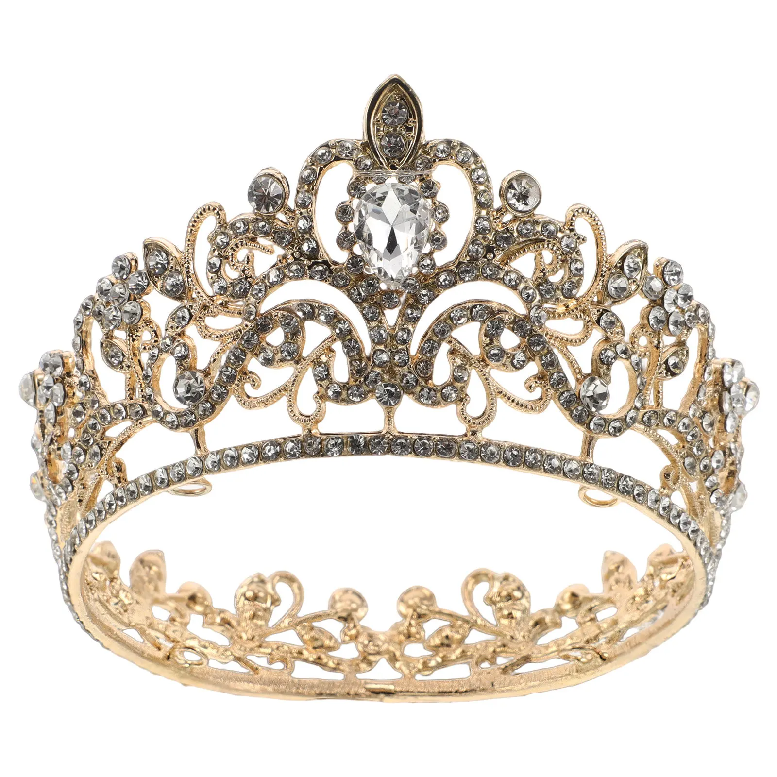 Свадебная корона с кристаллами и стразами для невесты, удобная в носке, аксессуар для волос, тиара для свадебной вечеринки, королевская диадема
Свадебная корона с кристаллами и стразами для невесты, удобная в носке, аксессуар для волос, тиара для свадебной вечеринки, королевская диадема