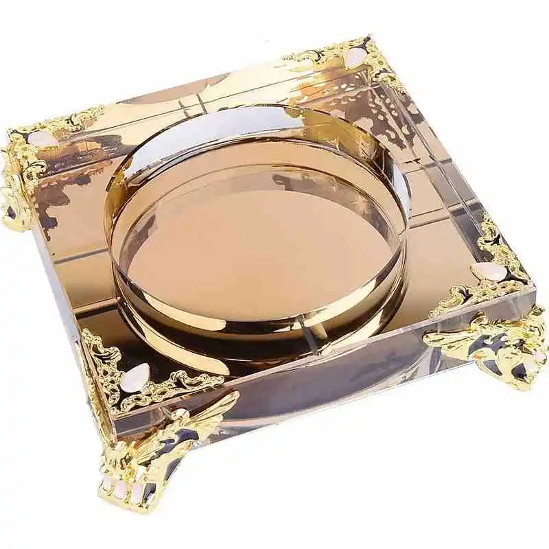 *Glass deepened ashtray creative home living room light luxury high-end hotel ashtray
*Glass deepened ashtray creative home living room light luxury high-end hotel ashtray