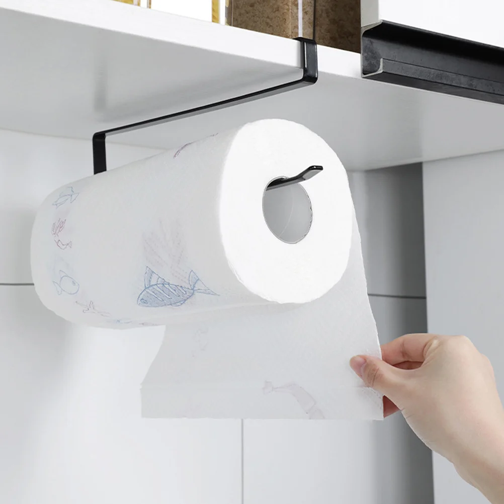 2Pcs Multi Functional Iron Art Paper Towel Holder Black Simple Design for Various Kitchens No Drilling Required
2Pcs Multi Functional Iron Art Paper Towel Holder Black Simple Design for Various Kitchens No Drilling Required