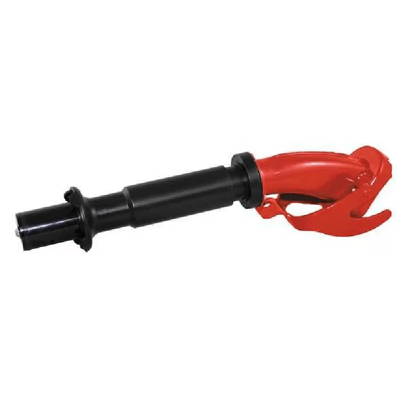 Rigid Spout, Plastic/Steel, Red, 1 in Dia. 
Rigid Spout, Plastic/Steel, Red, 1 in Dia.