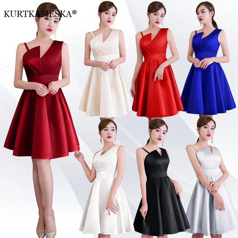 Sexy V Neck Satin Midi Bride Dress Summer Elegant Prom Evening Wedding Bridesmaid Guest Long Party Dresses for Women 11 colors
Sexy V Neck Satin Midi Bride Dress Summer Elegant Prom Evening Wedding Bridesmaid Guest Long Party Dresses for Women 11 colors