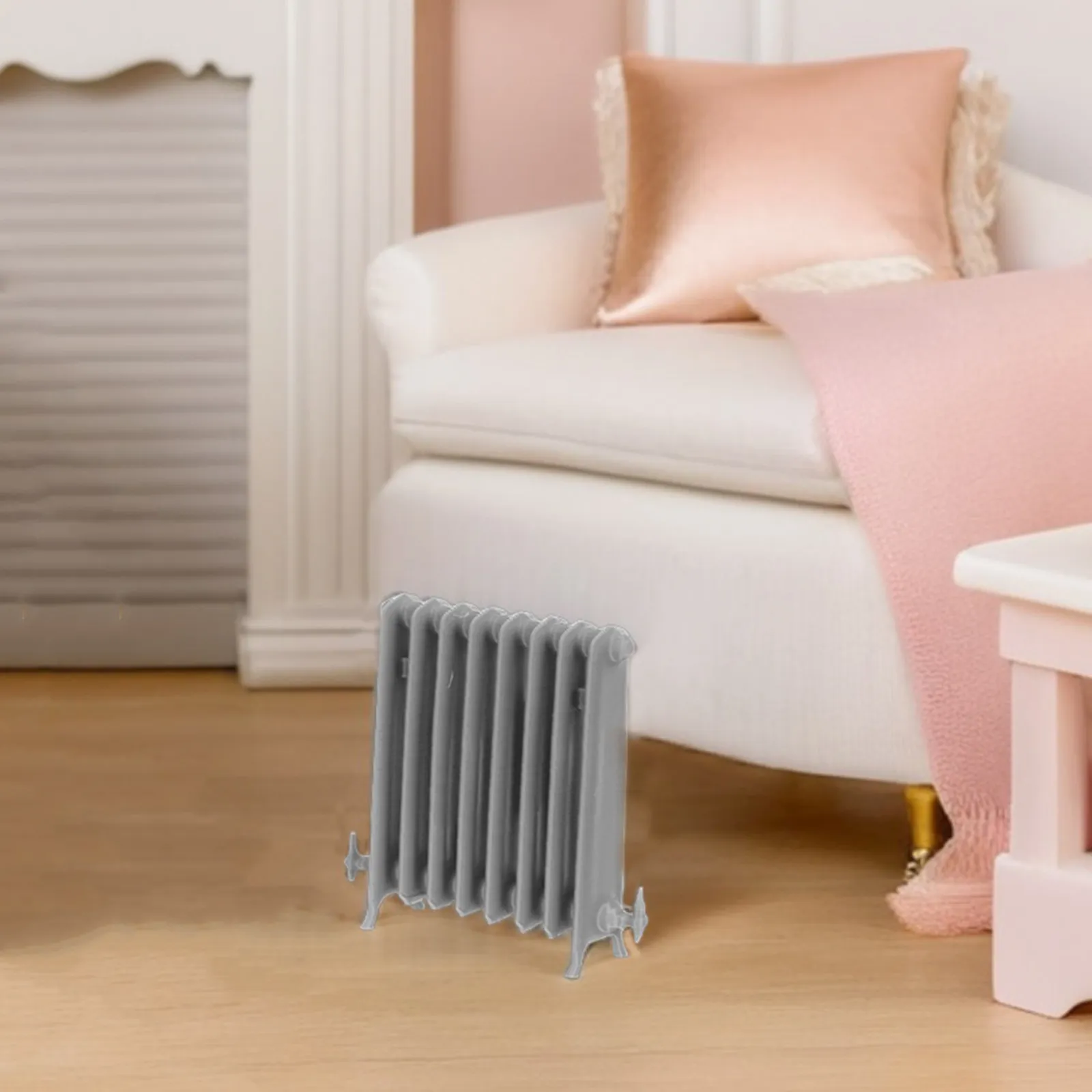 Miniature Grey Finned Radiator Realistic Heating Unit for Dollhouse Accessories Micro Scene Decoration Mini House Furniture Prop
Miniature Grey Finned Radiator Realistic Heating Unit for Dollhouse Accessories Micro Scene Decoration Mini House Furniture Prop