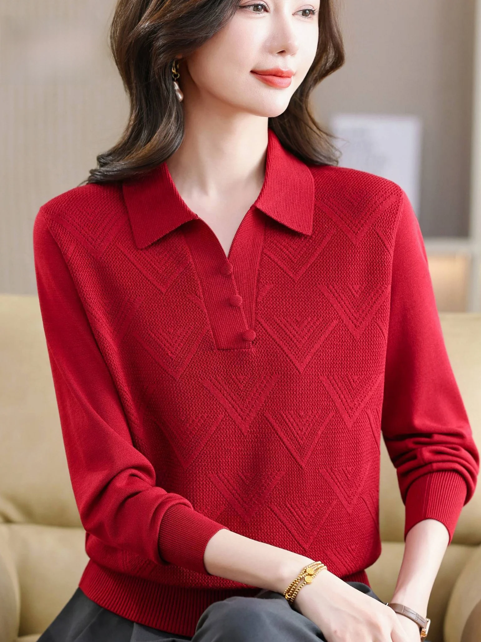 Faionable Ne Knitwear Long Sve Loose Fit Overhead Top for Women ly Comfortable Breathable Casual Wear
Faionable Ne Knitwear Long Sve Loose Fit Overhead Top for Women ly Comfortable Breathable Casual Wear