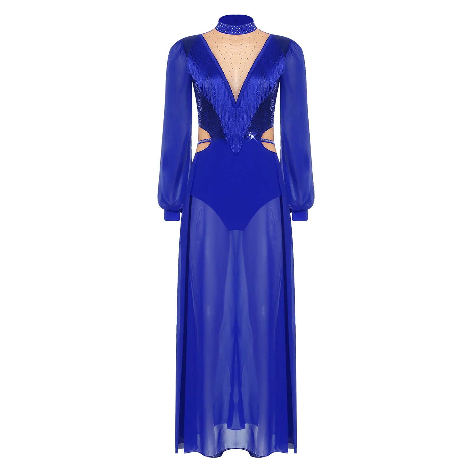 Женское лирическое танцевальное платье для бальных танцев, балета, танго, танцевальный костюм с длинными рукавами, шифоновое трико с разрезом, платье макси, танцевальная одежда со стразами
Женское лирическое танцевальное платье для бальных танцев, балета, танго, танцевальный костюм с длинными рукавами, шифоновое трико с разрезом, платье макси, танцевальная одежда со стразами