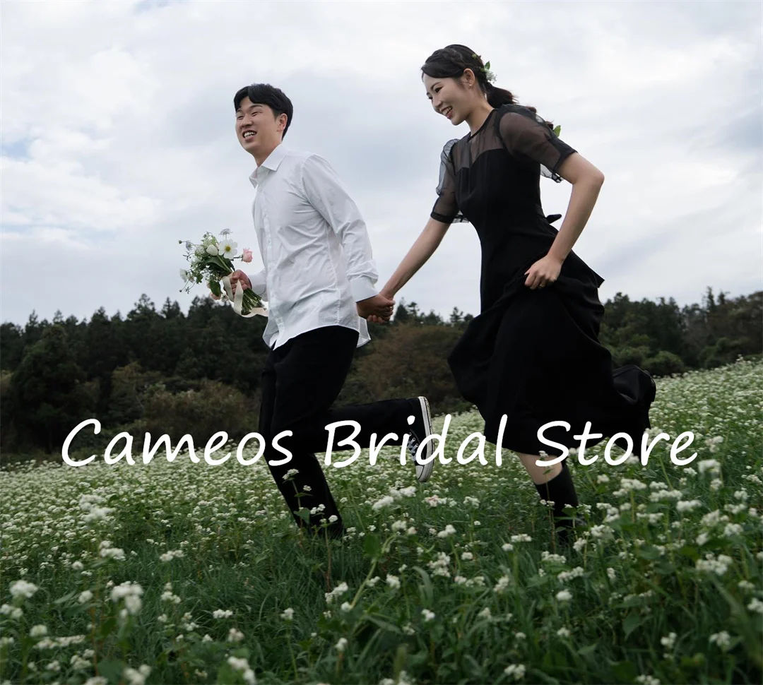 2023 Floor Length O-Neck Black Korea Bride Dresses 웨딩드레스 Wedding Dress A-Line Ruched Backless Evening Dress Ivory Bridal Gown
2023 Floor Length O-Neck Black Korea Bride Dresses 웨딩드레스 Wedding Dress A-Line Ruched Backless Evening Dress Ivory Bridal Gown