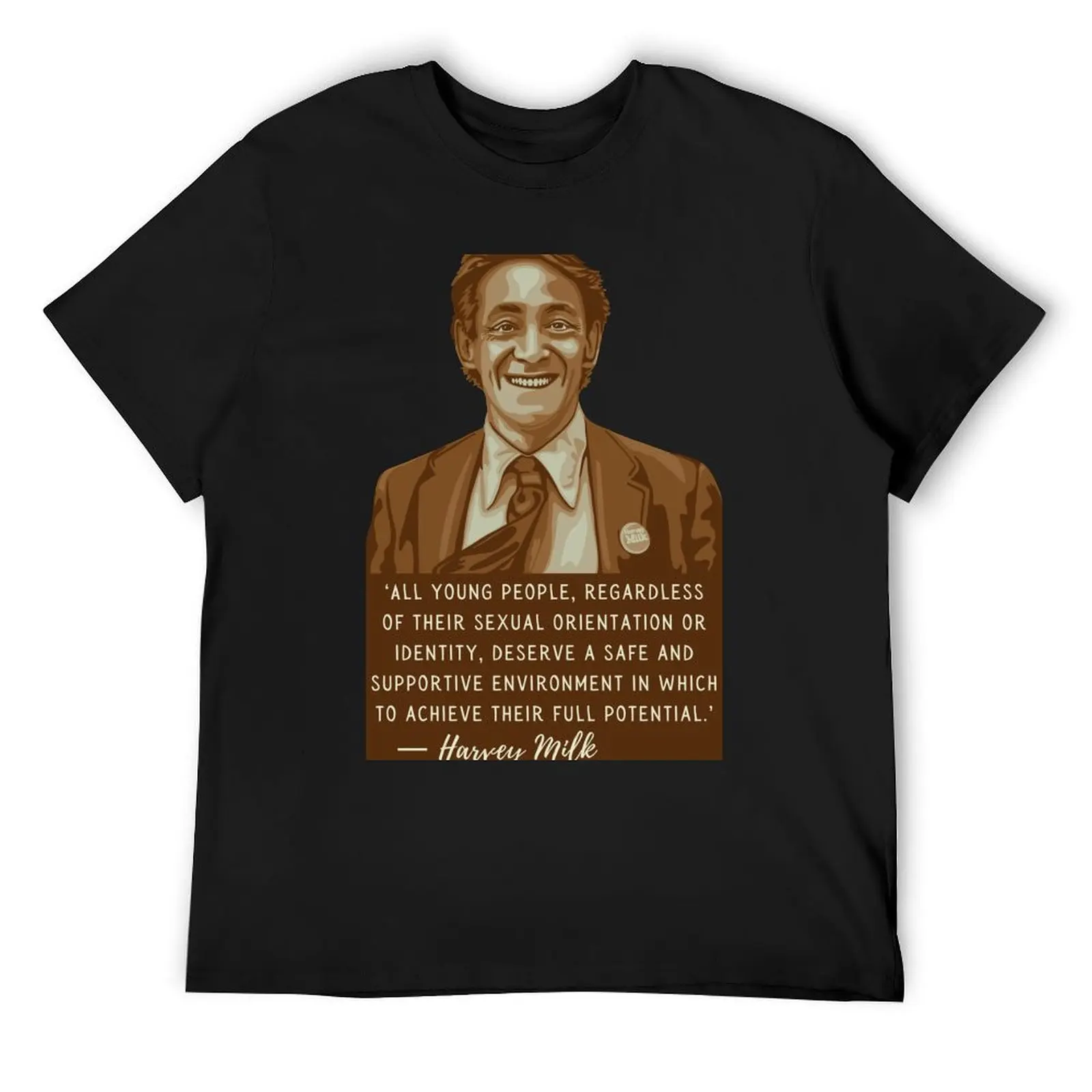 Harvey Milk Portrait and Quote T-Shirt
Harvey Milk Portrait and Quote T-Shirt