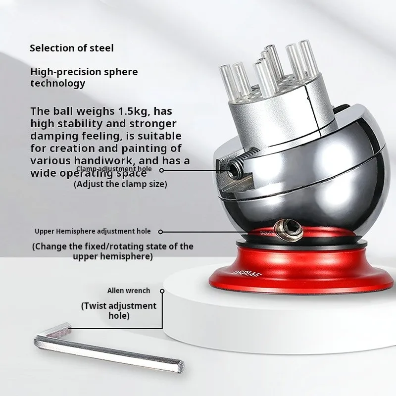 DSPIAE AT-SV Omnidirectional Spherical Vise Rotation Ball Vise Pliers for Gundam Military Hobby DIY Model Fixed Coloring Tools
DSPIAE AT-SV Omnidirectional Spherical Vise Rotation Ball Vise Pliers for Gundam Military Hobby DIY Model Fixed Coloring Tools