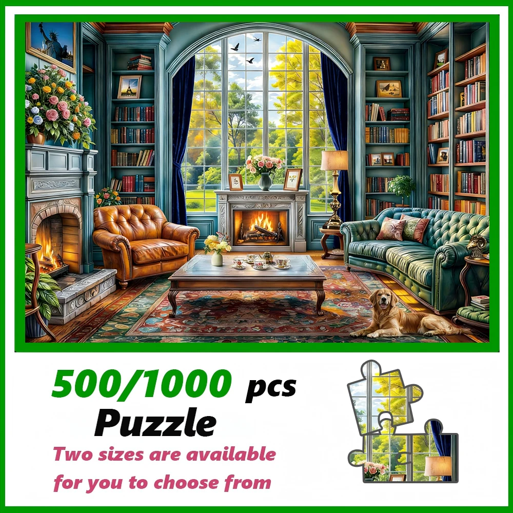 A high-quality 500/1000-piece puzzle, perfect for adults, is a fun family game that helps relieve stress and is great for birthd
A high-quality 500/1000-piece puzzle, perfect for adults, is a fun family game that helps relieve stress and is great for birthd