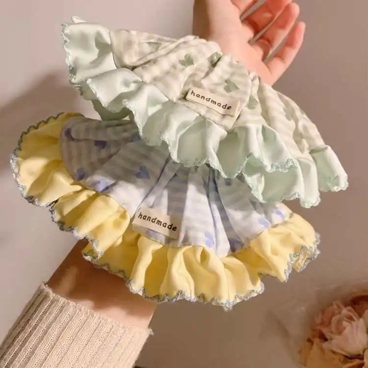 Fresh Blue Green Stripe Love Heart Lace Scrunchy Fabric Hair Tie Low Ponytail Advanced Hair Accessory New for Women Sturdy
Fresh Blue Green Stripe Love Heart Lace Scrunchy Fabric Hair Tie Low Ponytail Advanced Hair Accessory New for Women Sturdy