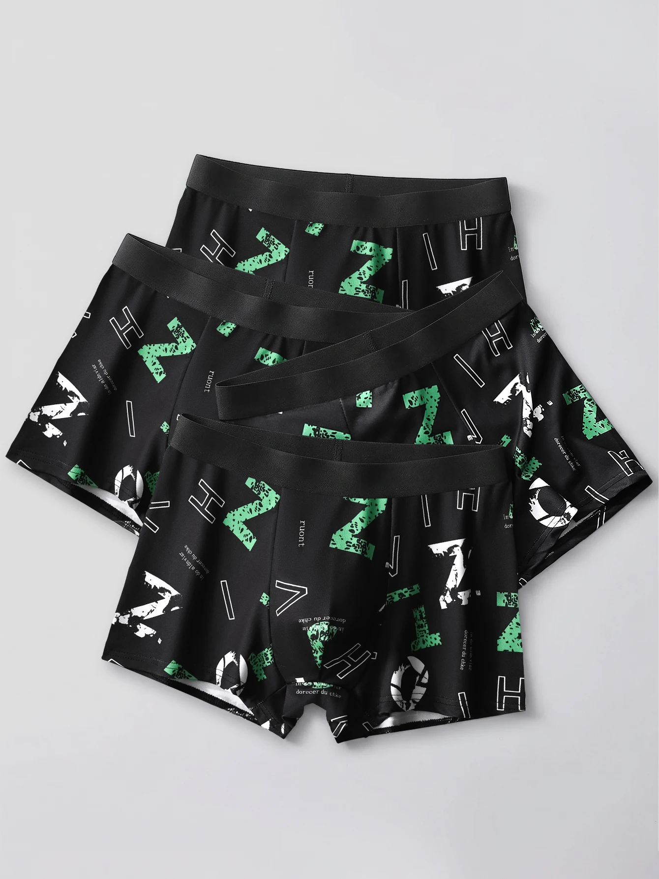 4-Piece Set Men's Sporty Casual Underwear Soft Breathable Fashionable Comfortable Men's Boxer Shorts
4-Piece Set Men's Sporty Casual Underwear Soft Breathable Fashionable Comfortable Men's Boxer Shorts