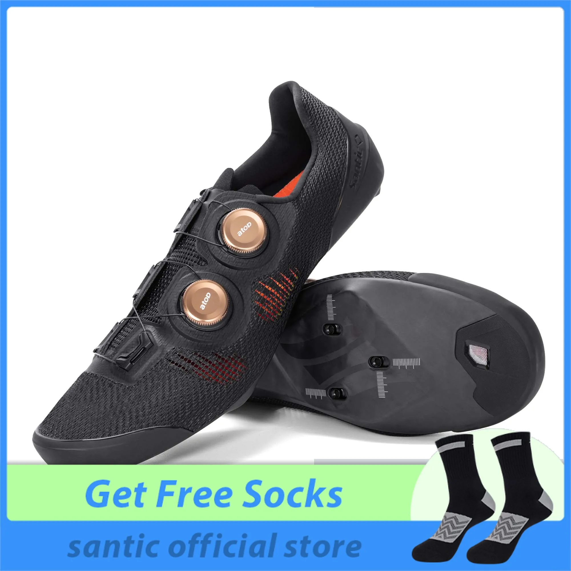 Santic Road Cycling Shoes Carbon Fiber Road Lock Shoes 14 Hardness Competition Ultra Light Cycling Shoes Suitable
Santic Road Cycling Shoes Carbon Fiber Road Lock Shoes 14 Hardness Competition Ultra Light Cycling Shoes Suitable