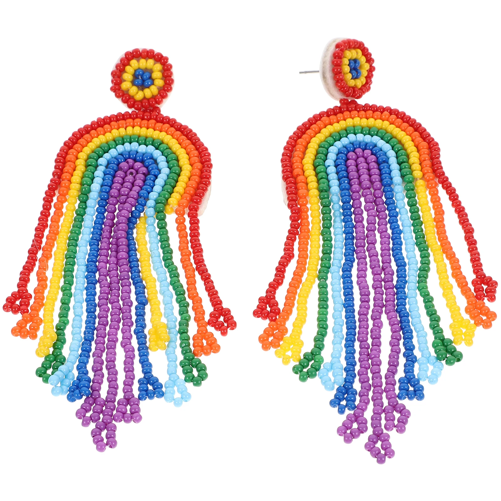 Rainbow Beaded Fashion Jewelry For Women'S Earrings Statement Earrings For Women Fashion Women Pride Accessories Statement
Rainbow Beaded Fashion Jewelry For Women'S Earrings Statement Earrings For Women Fashion Women Pride Accessories Statement